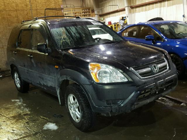 JHLRD77894C054968 - 2004 HONDA CR-V EX BLUE photo 1