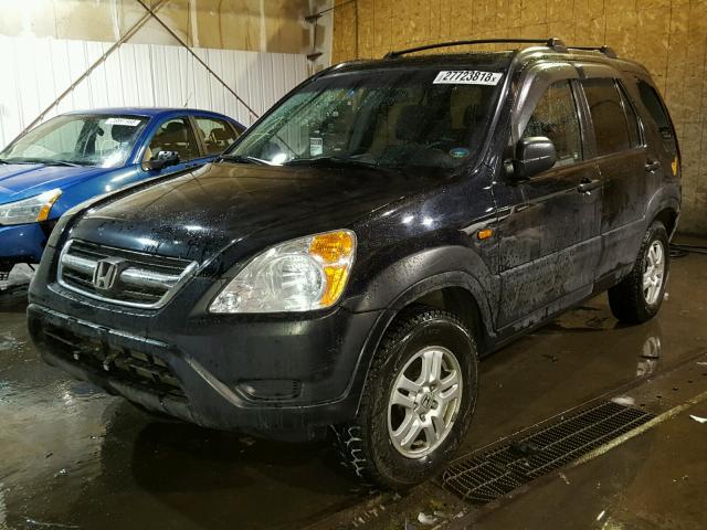 JHLRD77894C054968 - 2004 HONDA CR-V EX BLUE photo 2