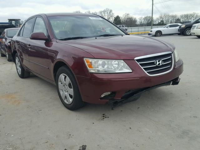 5NPET46C09H527168 - 2009 HYUNDAI SONATA GLS MAROON photo 1