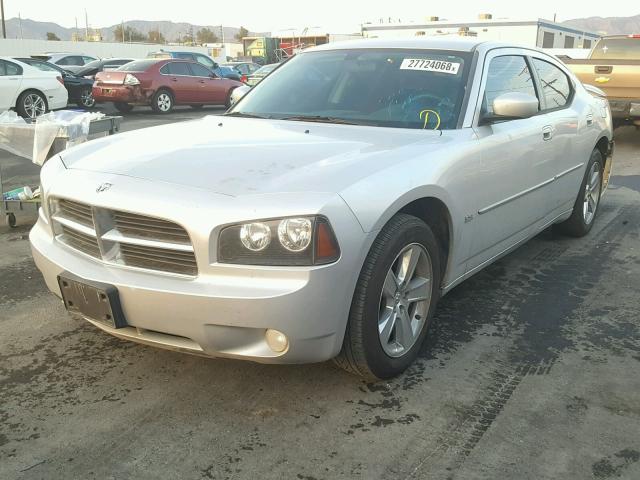 2B3CA3CV7AH125465 - 2010 DODGE CHARGER SX SILVER photo 2