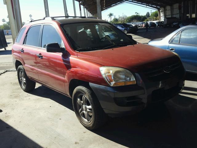 KNDJF723877400067 - 2007 KIA SPORTAGE E RED photo 1