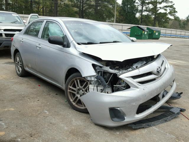 2T1BU4EE8DC959795 - 2013 TOYOTA COROLLA BA SILVER photo 1