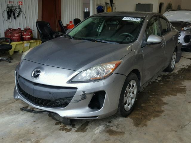 JM1BL1TF9D1702288 - 2013 MAZDA 3 I SILVER photo 2