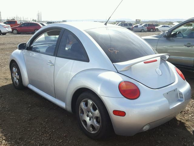 3VWCK21C13M408050 - 2003 VOLKSWAGEN NEW BEETLE SILVER photo 3