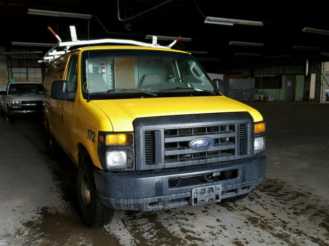 1FTSS34L28DB44128 - 2008 FORD ECONOLINE YELLOW photo 1