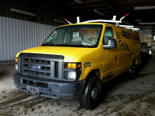 1FTSS34L28DB44128 - 2008 FORD ECONOLINE YELLOW photo 2