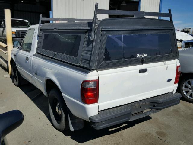 1FTYR10U41PA35263 - 2001 FORD RANGER WHITE photo 3