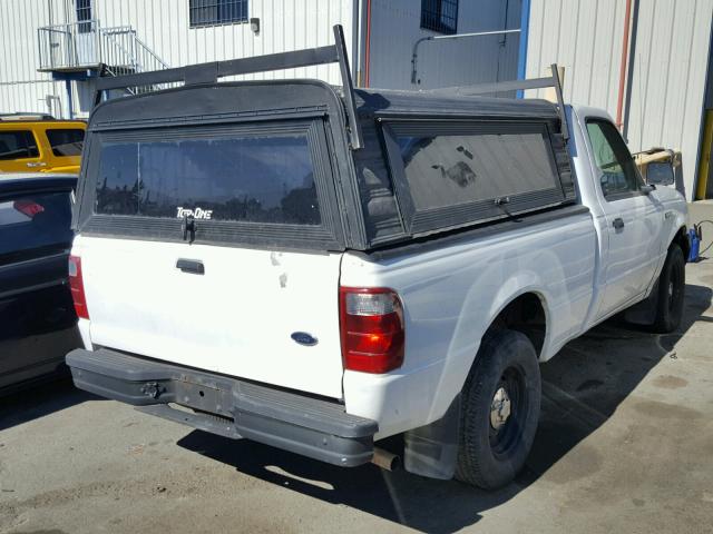 1FTYR10U41PA35263 - 2001 FORD RANGER WHITE photo 4