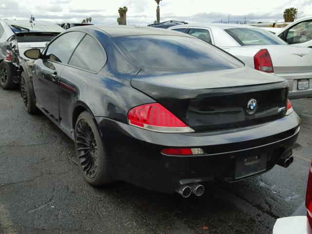 WBSEH93476B797502 - 2006 BMW M6 BLACK photo 3