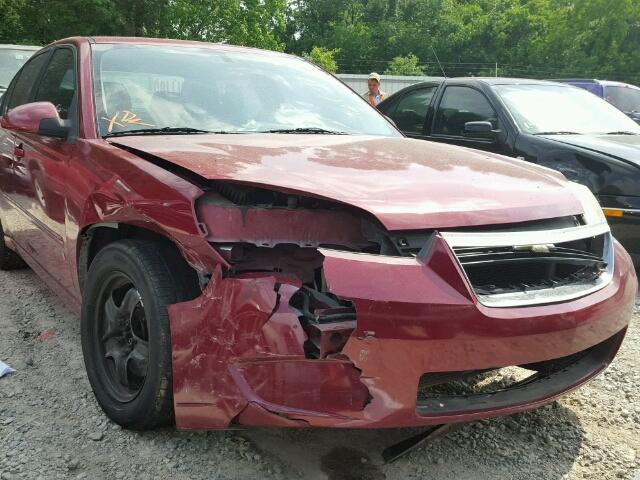 1G1ZT51876F189552 - 2006 CHEVROLET MALIBU LT MAROON photo 1