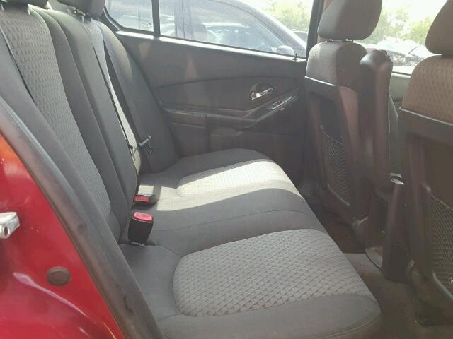 1G1ZT51876F189552 - 2006 CHEVROLET MALIBU LT MAROON photo 6