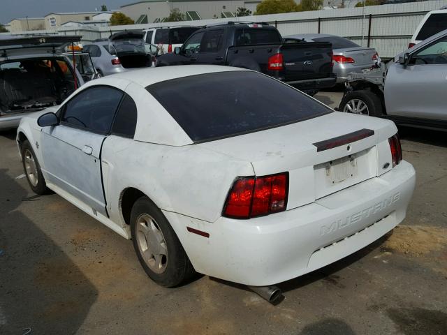 1FAFP4041XF129779 - 1999 FORD MUSTANG WHITE photo 3