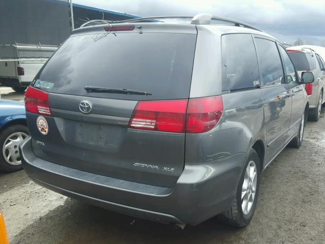 5TDZA22C05S349509 - 2005 TOYOTA SIENNA XLE GRAY photo 4