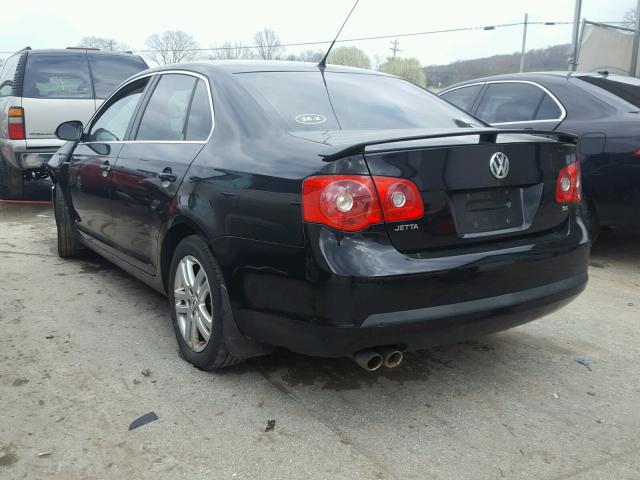 3VWEF71K37M073333 - 2007 VOLKSWAGEN JETTA WOLF BLACK photo 3