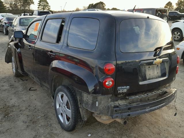 3GNCA13D78S714637 - 2008 CHEVROLET HHR LS BLACK photo 3