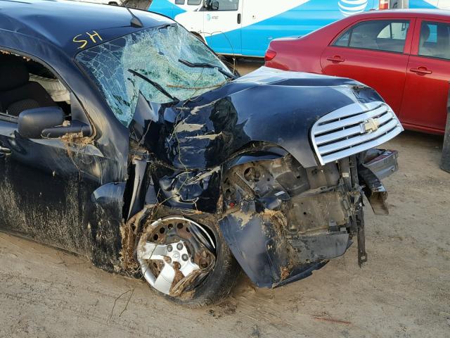 3GNCA13D78S714637 - 2008 CHEVROLET HHR LS BLACK photo 9