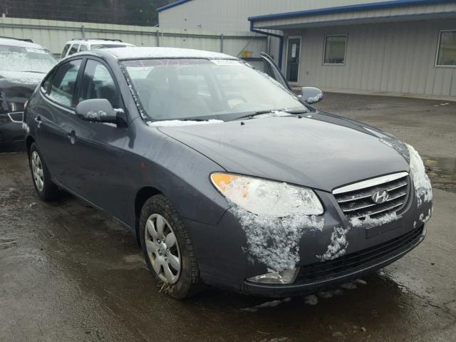 KMHDU46D18U458864 - 2008 HYUNDAI ELANTRA GL GRAY photo 1