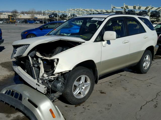 JT6HF10U6Y0117420 - 2000 LEXUS RX 300 WHITE photo 2