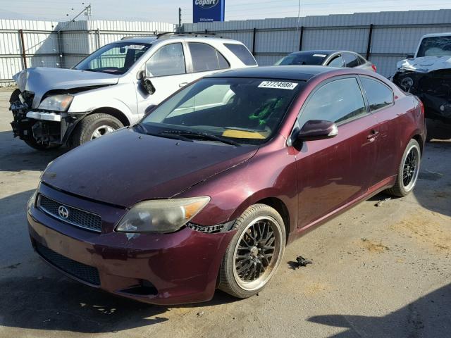 JTKDE177X70218462 - 2007 TOYOTA SCION TC 栗色 照片 2