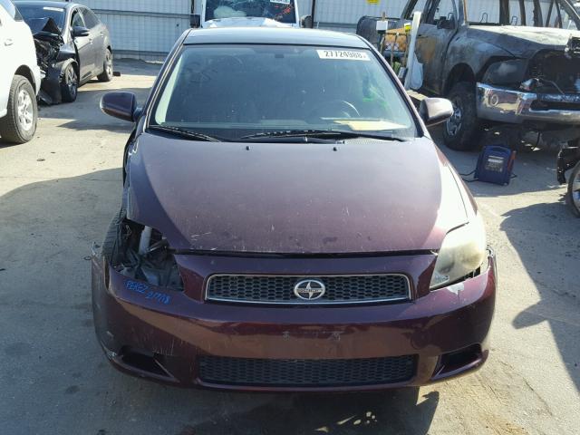 JTKDE177X70218462 - 2007 TOYOTA SCION TC 栗色 照片 9