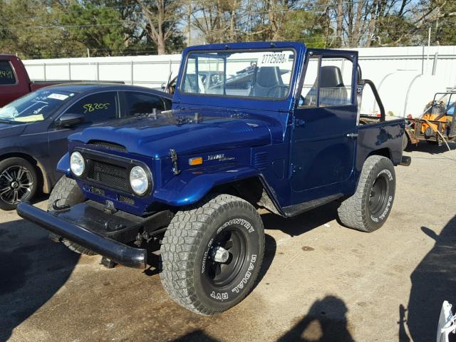 FJ40143105 - 1973 TOYOTA FJ40 BLUE photo 2