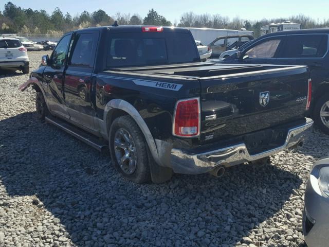 1C6RR7NT6DS702382 - 2013 RAM 1500 LARAM BLACK photo 3