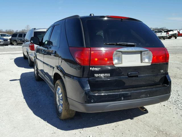 3G5DA03L67S573242 - 2007 BUICK RENDEZVOUS BLACK photo 3