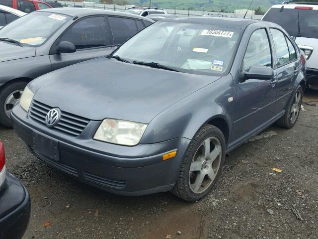 3VWVH69M13M163634 - 2003 VOLKSWAGEN JETTA GLI CHARCOAL photo 2