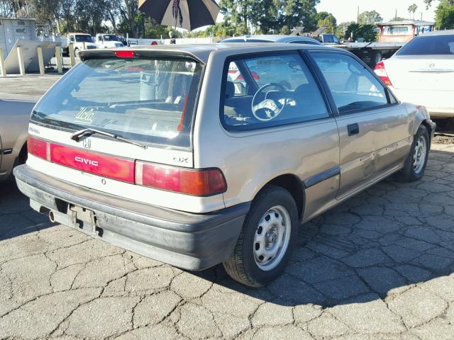 2HGED6357LH509007 - 1990 HONDA CIVIC DX GOLD photo 4