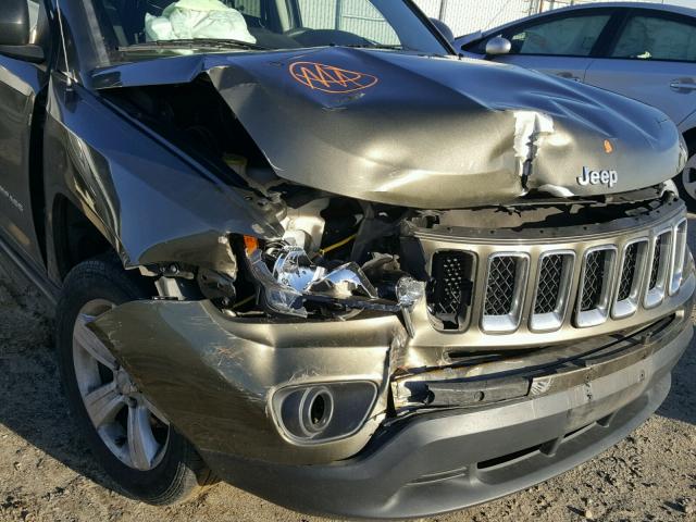 1C4NJCBB0FD281043 - 2015 JEEP COMPASS SP GREEN photo 9