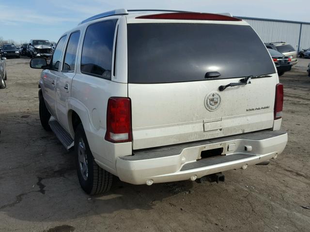 1GYEK63N15R165918 - 2005 CADILLAC ESCALADE L WHITE photo 3