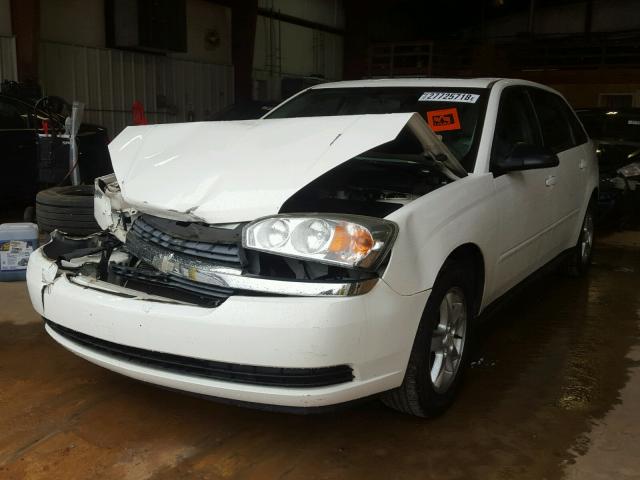 1G1ZT64805F145473 - 2005 CHEVROLET MALIBU MAX WHITE photo 2