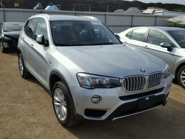 5UXWZ7C35H0V94755 - 2017 BMW X3 SDRIVE2 SILVER photo 1