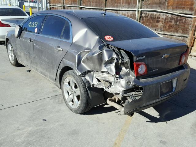 1G1ZC5EB8A4152908 - 2010 CHEVROLET MALIBU 1LT CHARCOAL photo 3