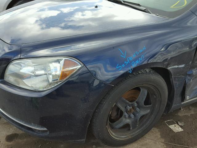 1G1ZC5E08A4101973 - 2010 CHEVROLET MALIBU 1LT BLUE photo 10