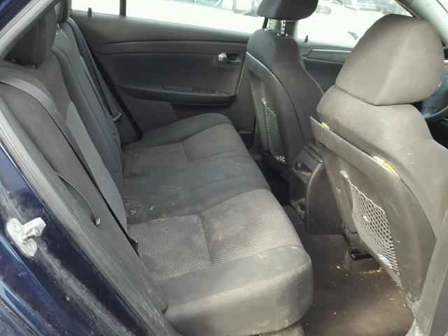 1G1ZC5E08A4101973 - 2010 CHEVROLET MALIBU 1LT BLUE photo 6