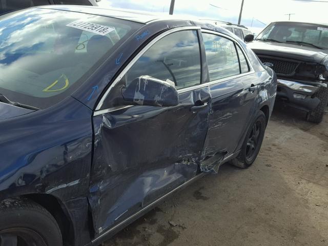 1G1ZC5E08A4101973 - 2010 CHEVROLET MALIBU 1LT BLUE photo 9