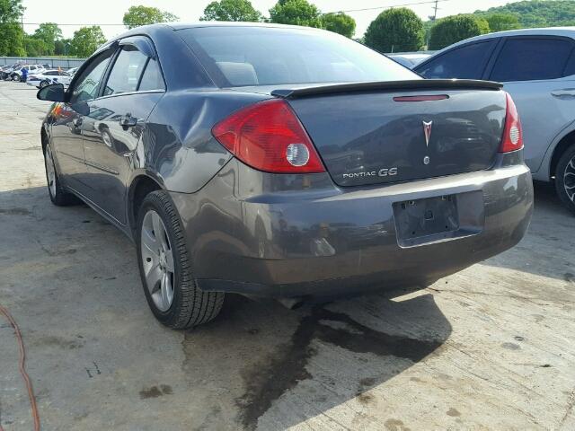 1G2ZG58B174181669 - 2007 PONTIAC G6 BASE GRAY photo 3