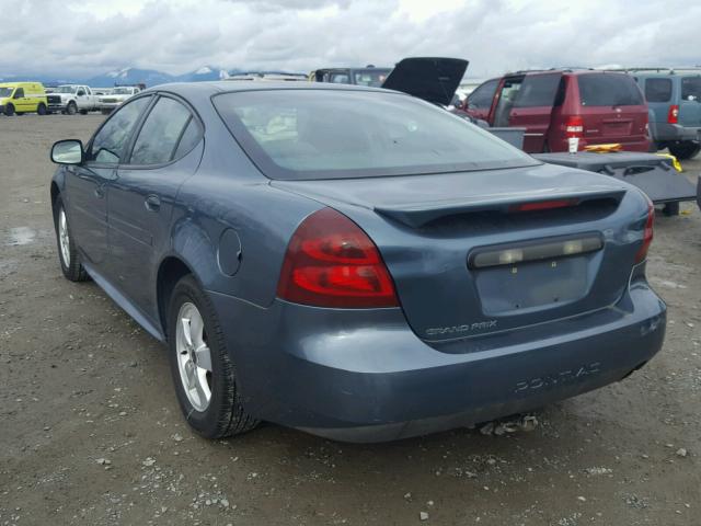 2G2WP552761107982 - 2006 PONTIAC GRAND PRIX BLUE photo 3