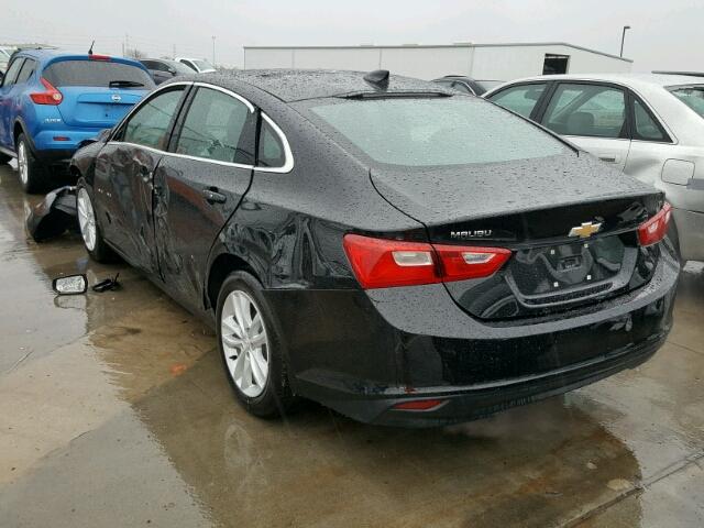 1G1ZD5ST5JF140469 - 2018 CHEVROLET MALIBU LT BLACK photo 3