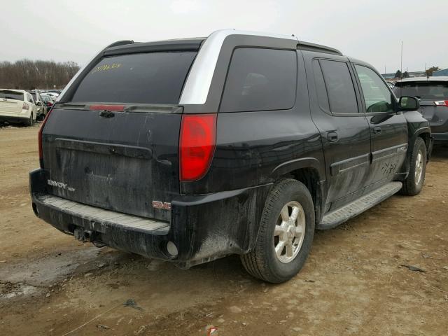 1GKET12S746169571 - 2004 GMC ENVOY XUV BLACK photo 4