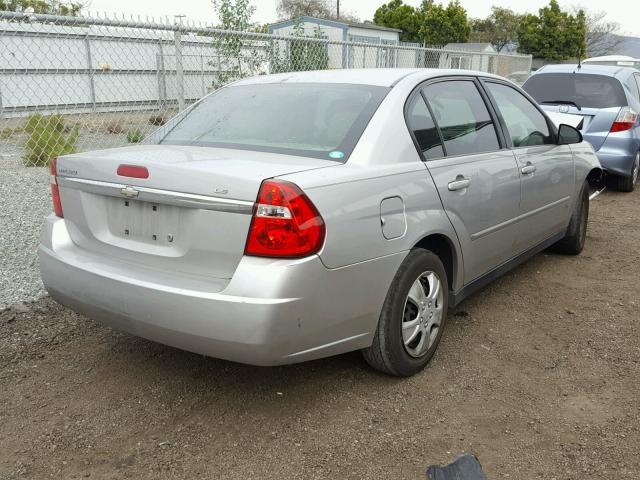 1G1ZS58F77F264341 - 2007 CHEVROLET MALIBU LS SILVER photo 4