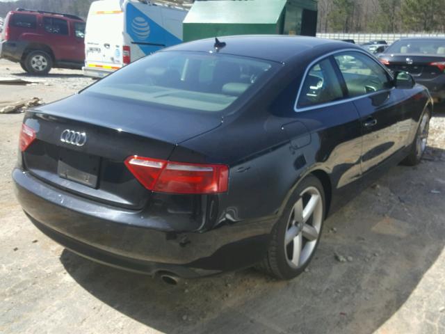 WAUDK78T48A036117 - 2008 AUDI A5 QUATTRO BLACK photo 4