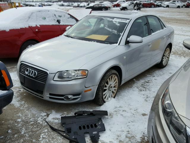 WAUDF78E56A187213 - 2006 AUDI A4 2.0T QU SILVER photo 2