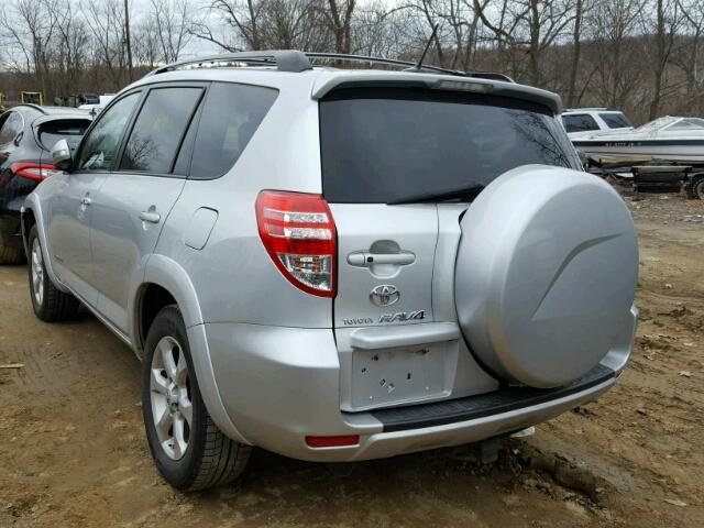 2T3BK31V79W013352 - 2009 TOYOTA RAV4 LIMIT SILVER photo 3