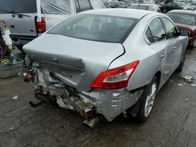 1N4AA51E79C835426 - 2009 NISSAN MAXIMA S SILVER photo 4