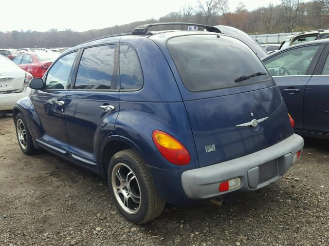 3C8FY4BB41T545209 - 2001 CHRYSLER PT CRUISER BLUE photo 3