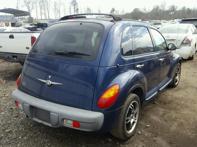 3C8FY4BB41T545209 - 2001 CHRYSLER PT CRUISER BLUE photo 4