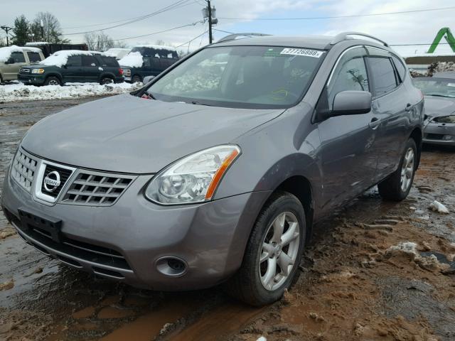 JN8AS58V28W138728 - 2008 NISSAN ROGUE S GRAY photo 2