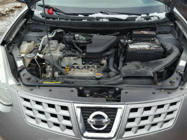 JN8AS58V28W138728 - 2008 NISSAN ROGUE S GRAY photo 7